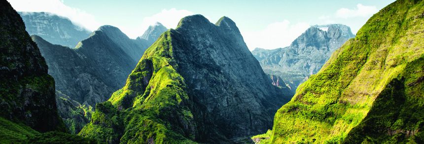 Photographie paysage chaine de Montagne Ile de La Réunion